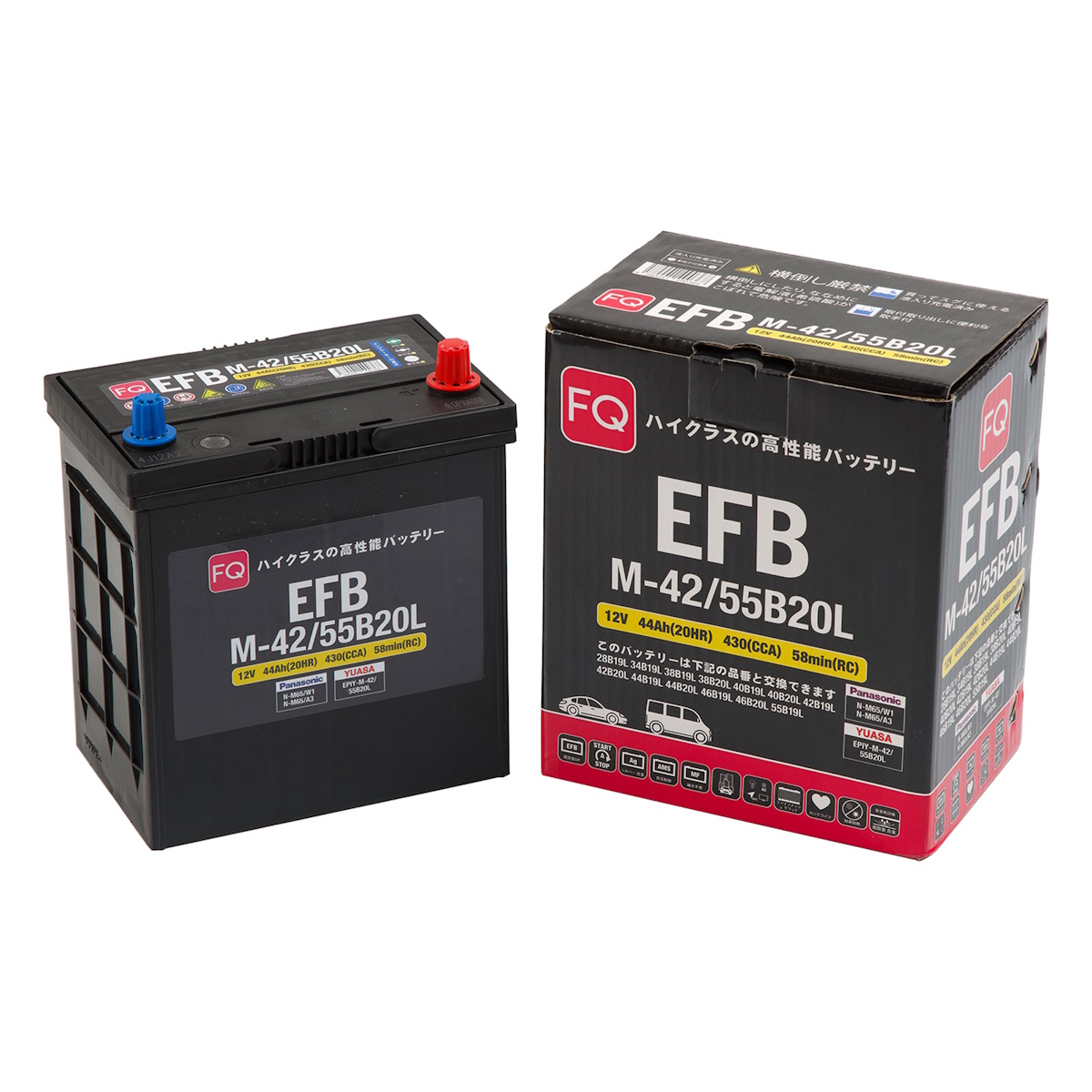 Аккумуляторы FUJITO FQ M-42 55B20L купить 8 906 062 07 78