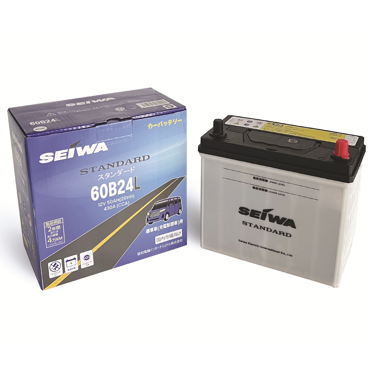 Аккумуляторы SEIWA SEIWA Standard 60B24L купить 8 906 062 07 78