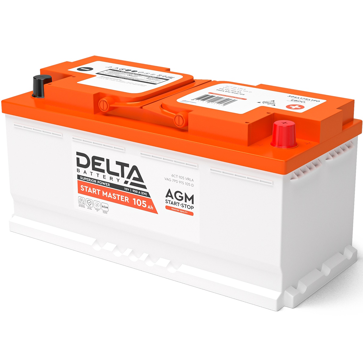 Аккумуляторы DELTA DELTA AGM 105 купить 8 906 062 07 78