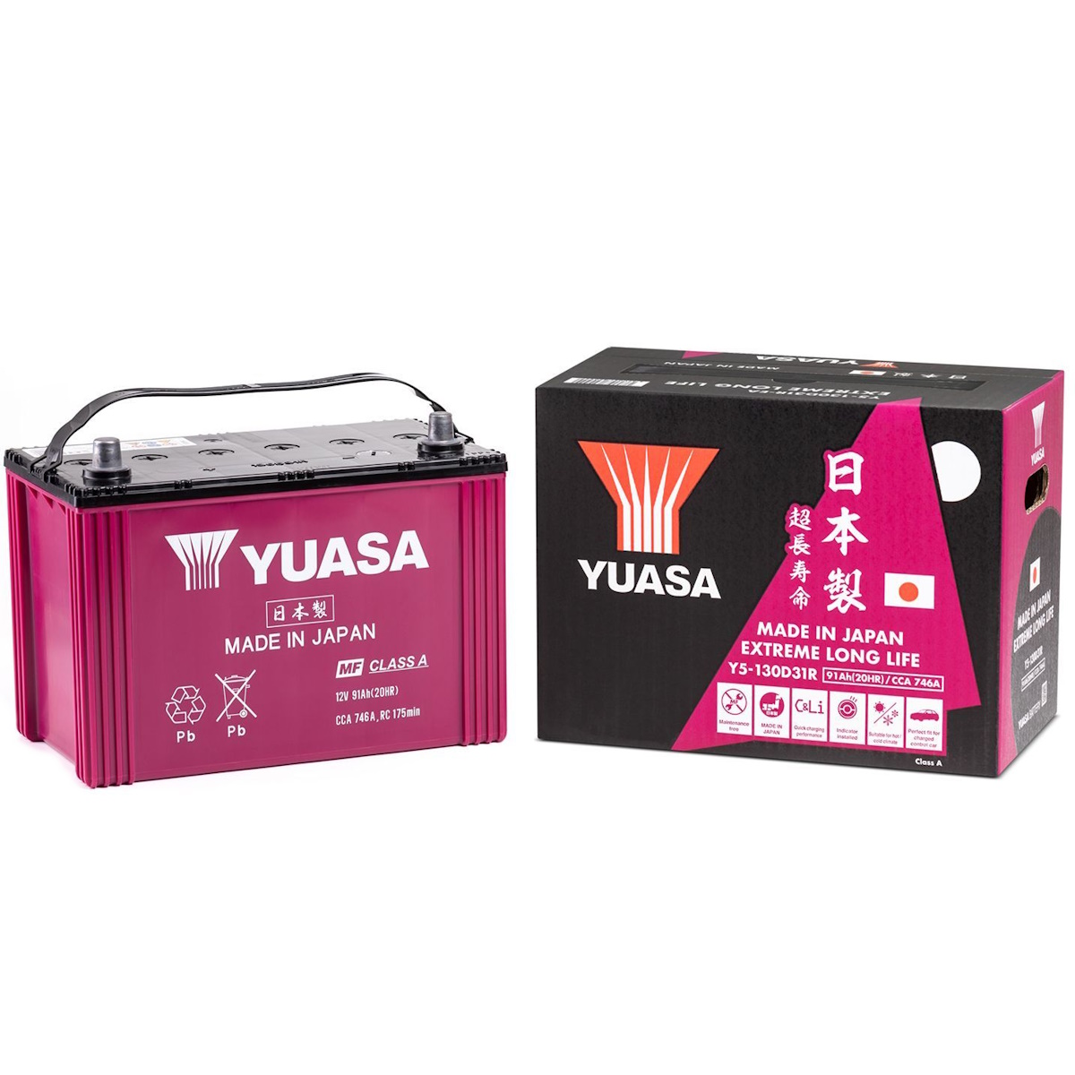 Аккумуляторы Y5-Li YUASA Y5 130D31R купить 8 906 062 07 78