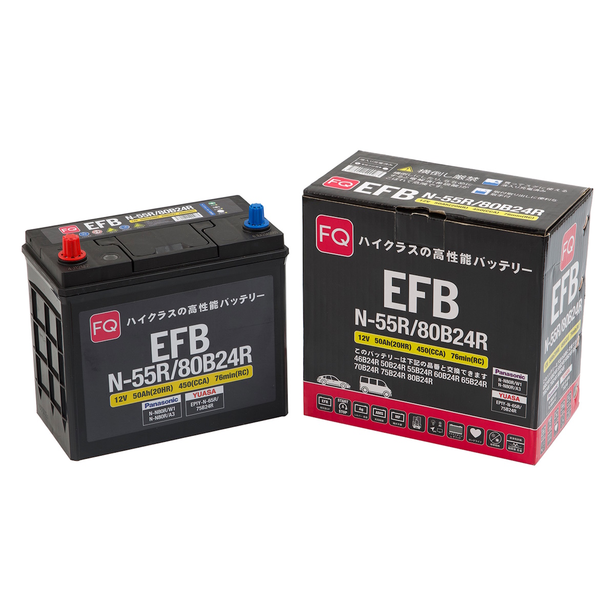 Аккумуляторы FUJITO FQ N-55R 80B24R купить 8 906 062 07 78