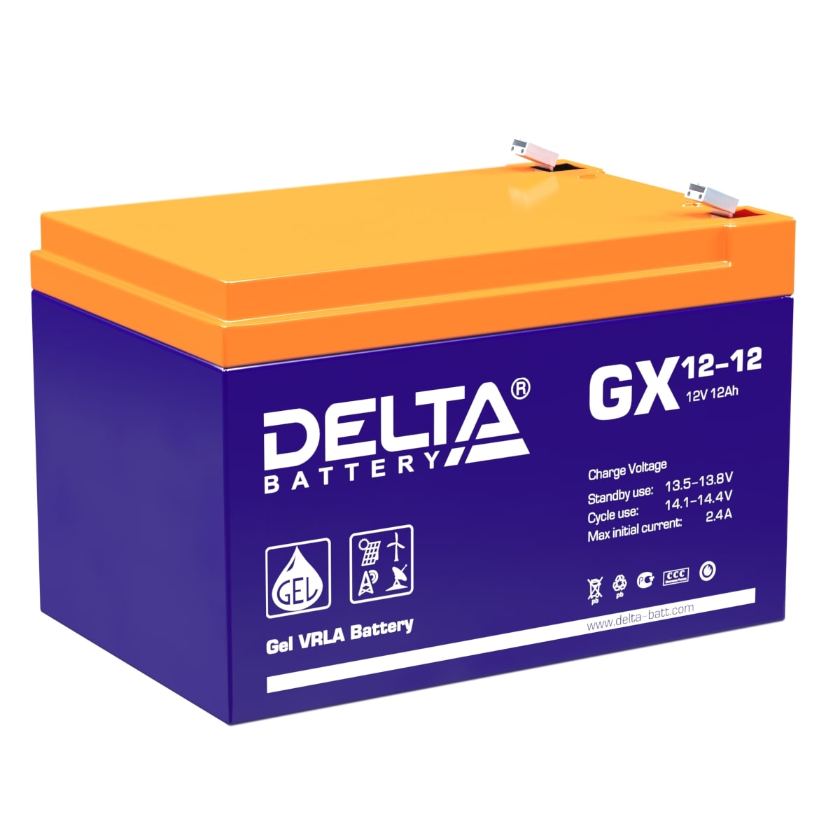 Аккумуляторы DELTA DELTA GX 12-12 купить 8 906 062 07 78