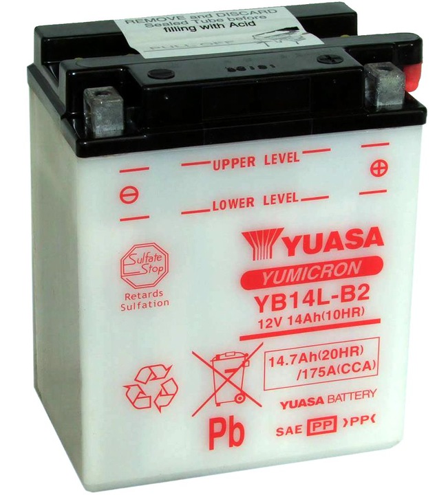 Аккумуляторы GS YUASA YUASA YB14L-B2 купить 8 906 062 07 78