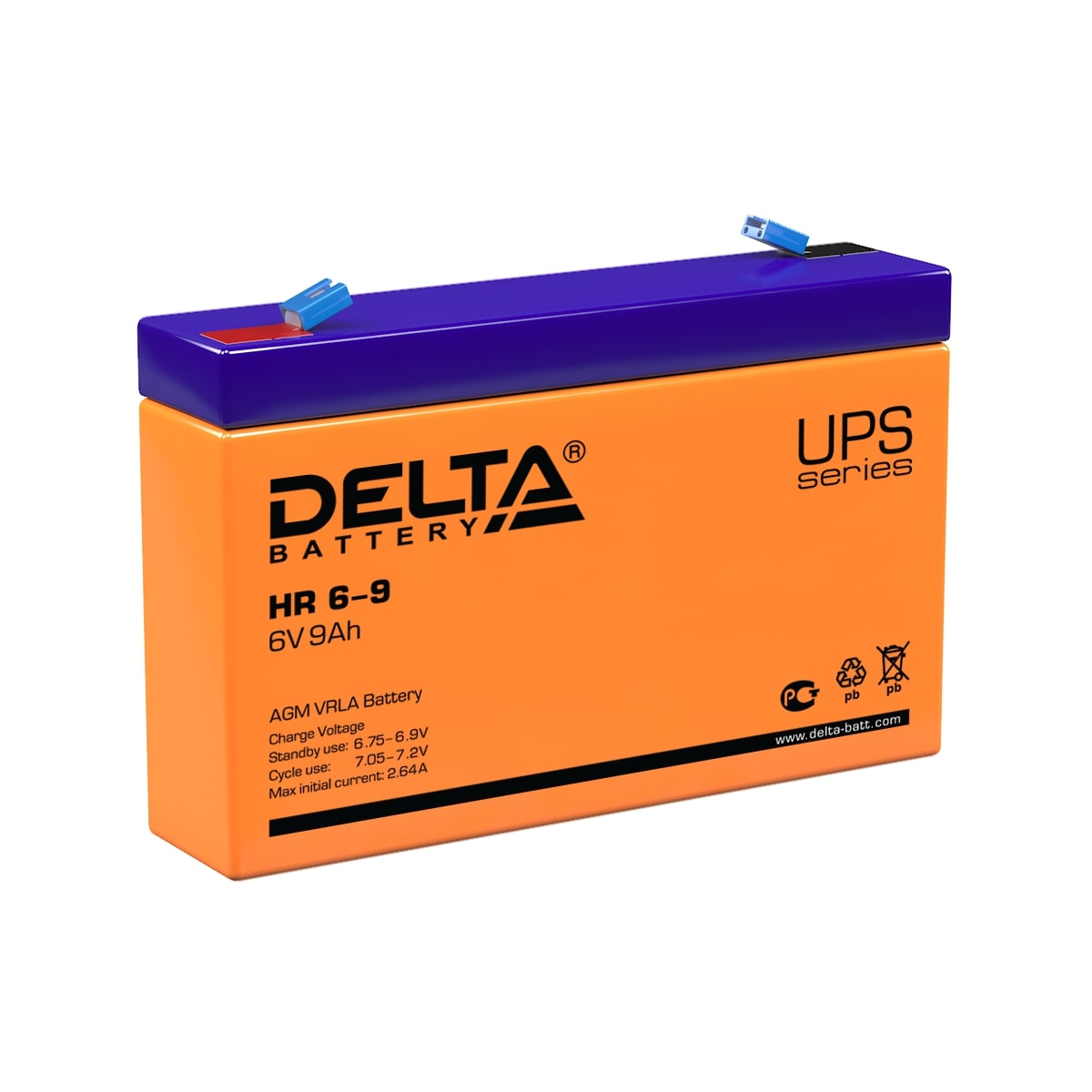 Аккумуляторы DELTA DELTA HR 6-9 купить 8 906 062 07 78