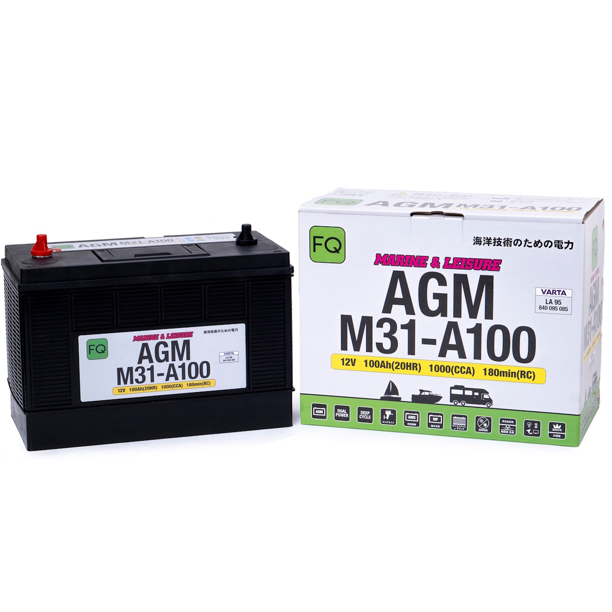 Аккумуляторы FUJITO FQ AGM M31-A100 купить 8 906 062 07 78