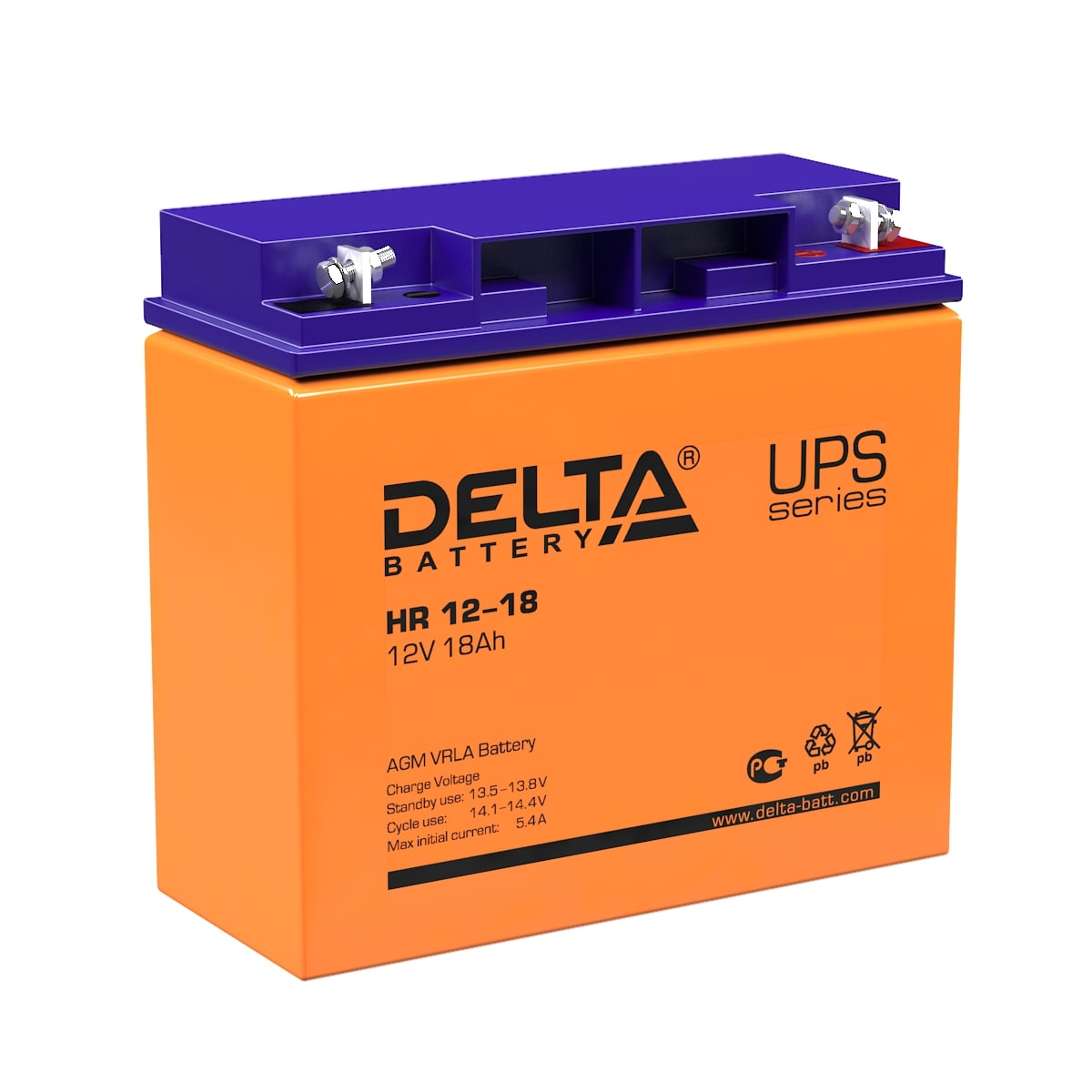 Аккумуляторы DELTA DELTA HR 12-18 купить 8 906 062 07 78