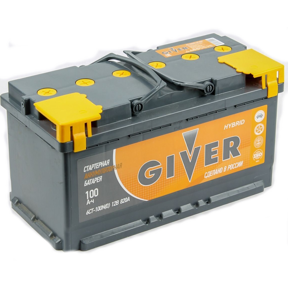 Аккумуляторы GIVER GIVER HYBRID 100L купить 8 906 062 07 78