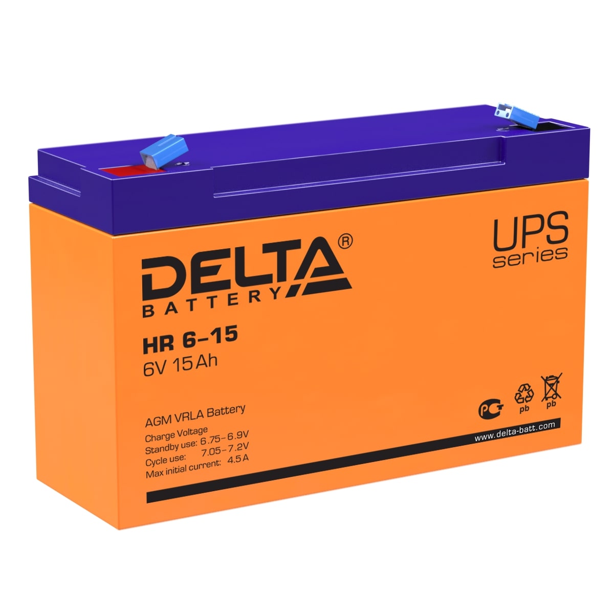 Аккумуляторы DELTA DELTA HR 6-15 купить 8 906 062 07 78