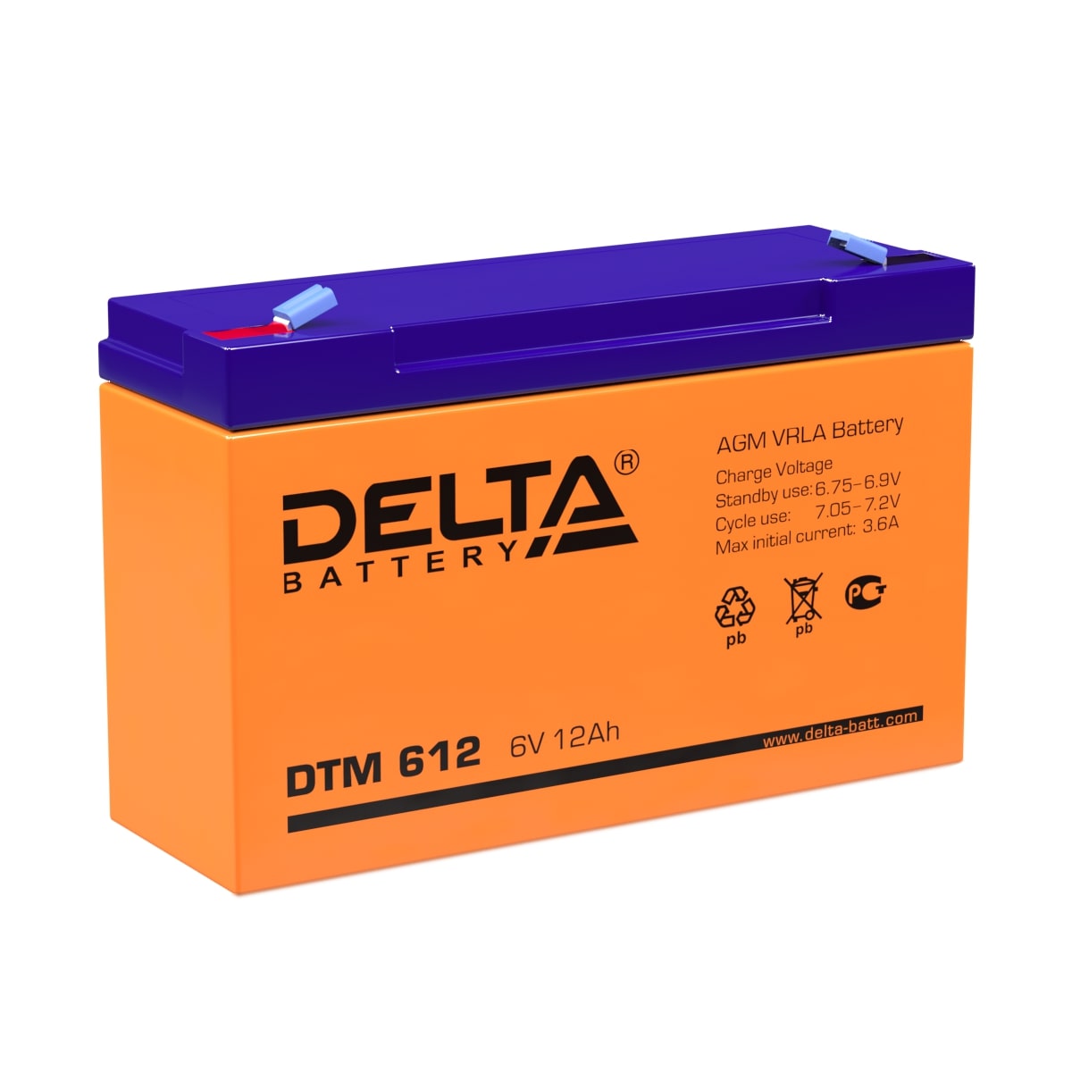 Аккумуляторы DELTA DELTA DTM 612 купить 8 906 062 07 78