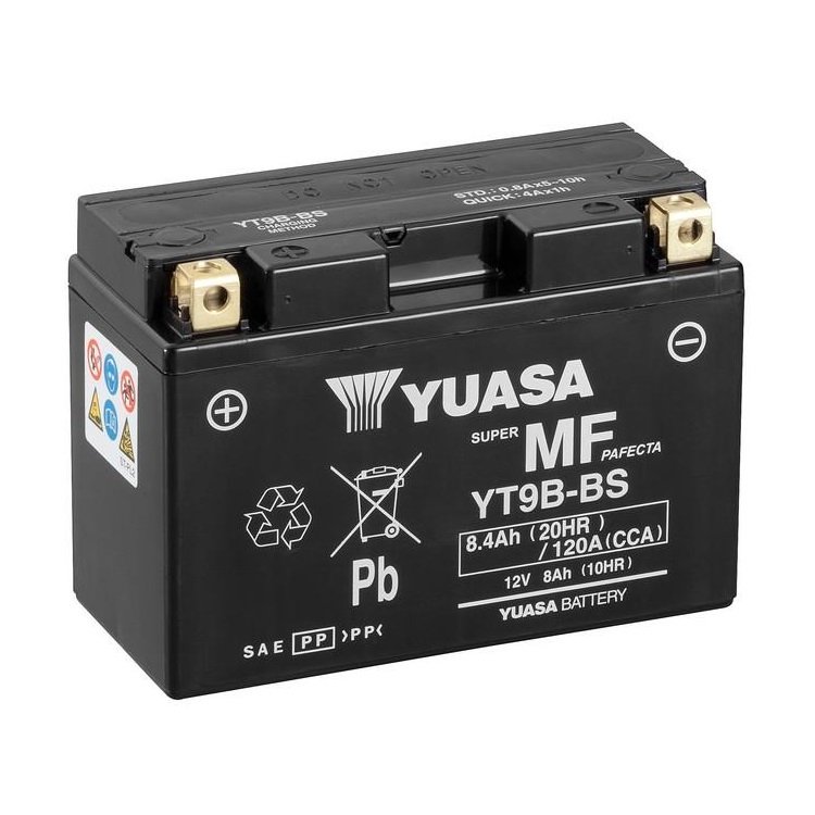 Аккумуляторы GS YUASA YUASA YT9B-BS купить 8 906 062 07 78