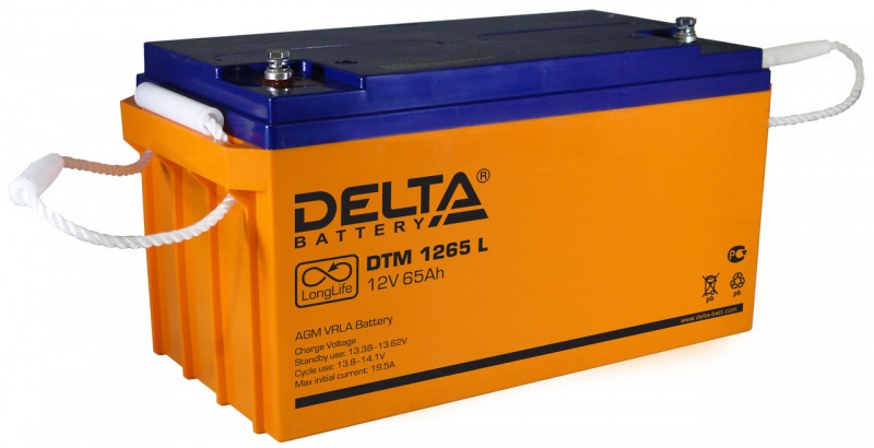 Аккумуляторы DELTA DELTA DTM 1265L купить 8 906 062 07 78