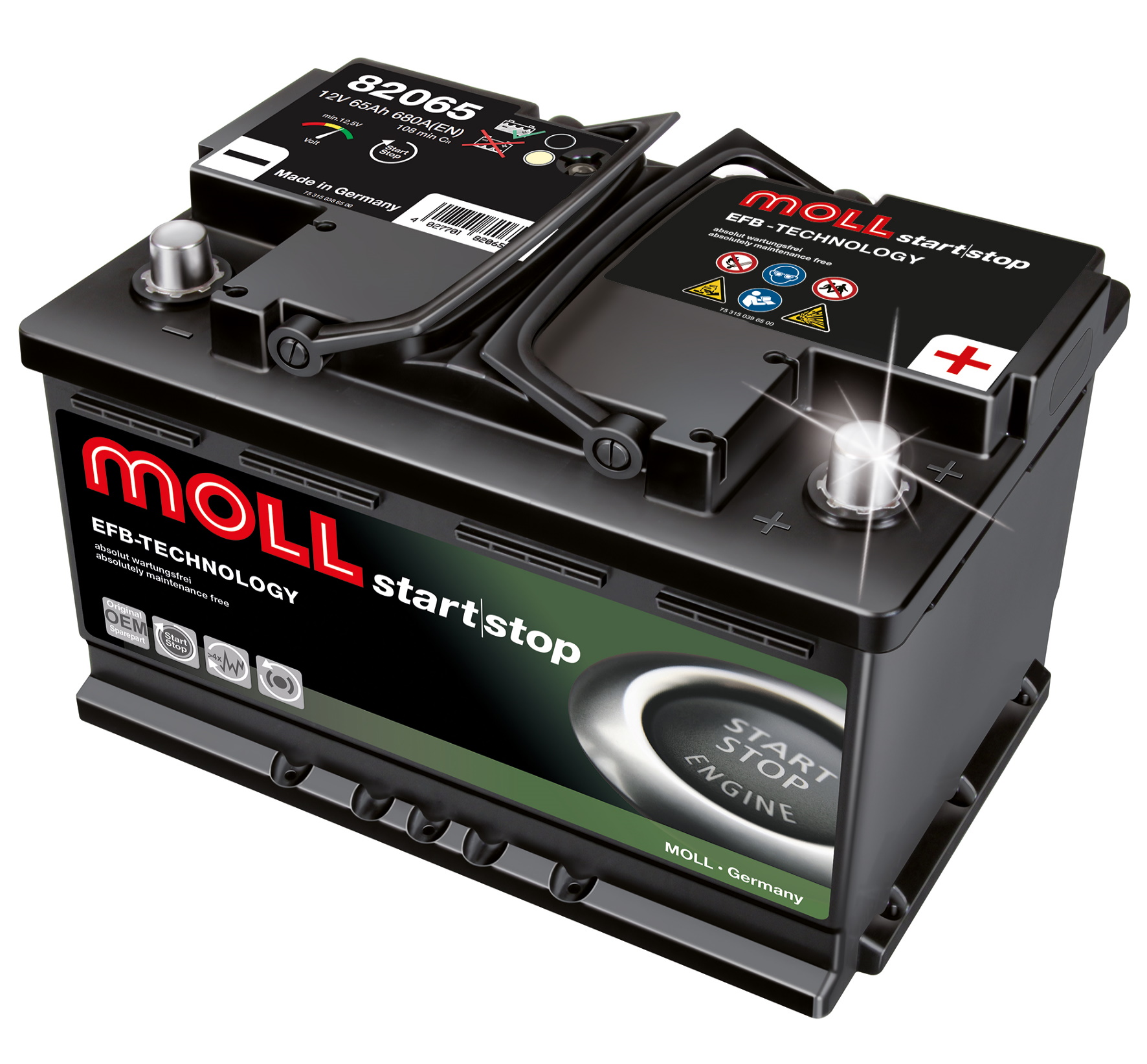 Аккумуляторы MOLL MOLL EFB 65R купить 8 906 062 07 78