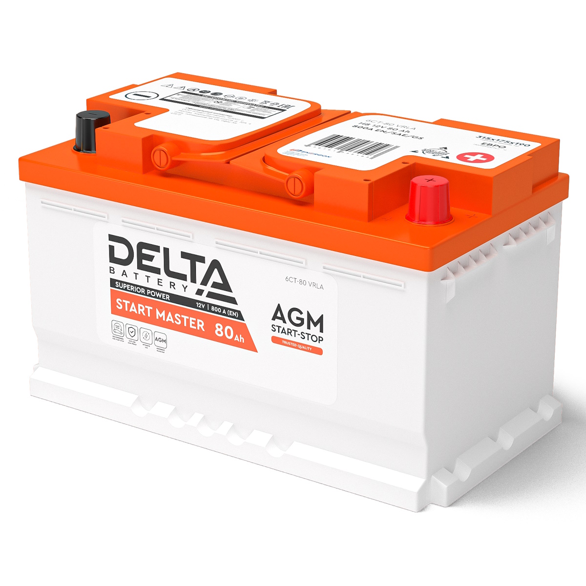 Аккумуляторы DELTA DELTA AGM 80 купить 8 906 062 07 78
