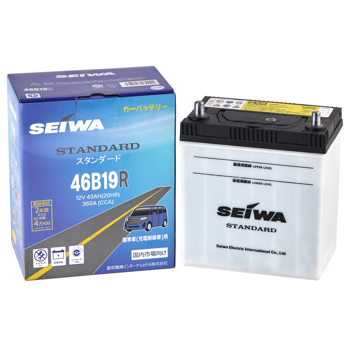 Аккумуляторы SEIWA SEIWA Standard 46B19R купить 8 906 062 07 78