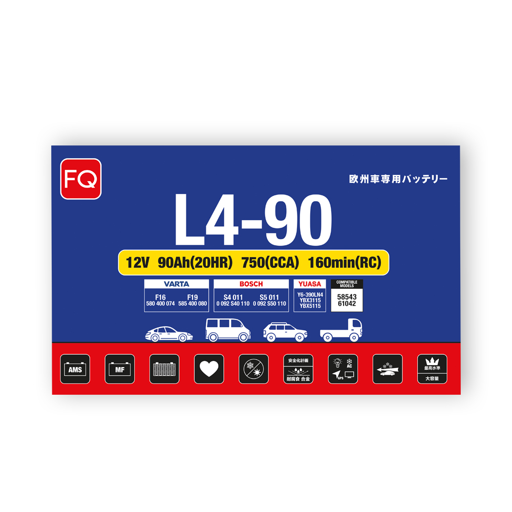 Аккумуляторы FUJITO FQ L4-90 купить 8 906 062 07 78