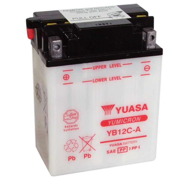 Аккумуляторы GS YUASA YUASA YB12C-A (б/э) купить 8 906 062 07 78