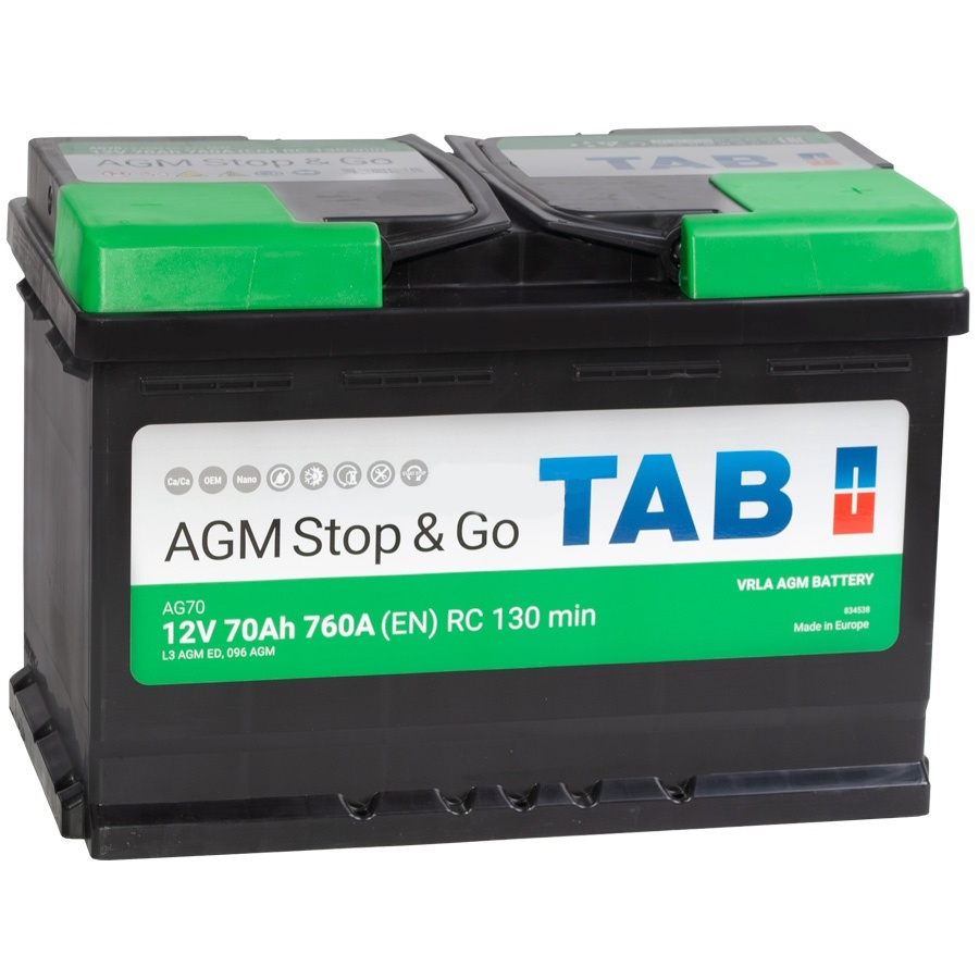 Аккумуляторы TOPLA TAB AGM 70R купить 8 906 062 07 78