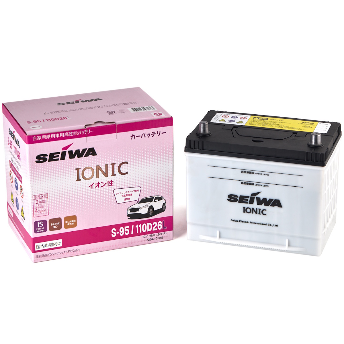 Аккумуляторы SEIWA SEIWA Ionic S-95 110D26L купить 8 906 062 07 78