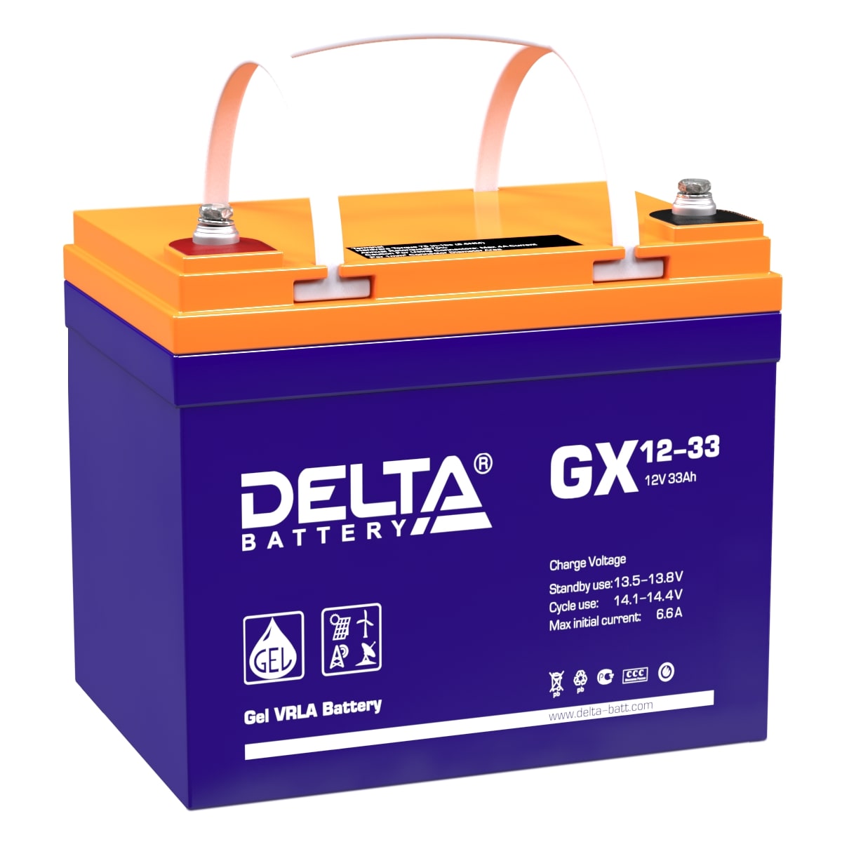 Аккумуляторы DELTA DELTA GX 12-33 купить 8 906 062 07 78