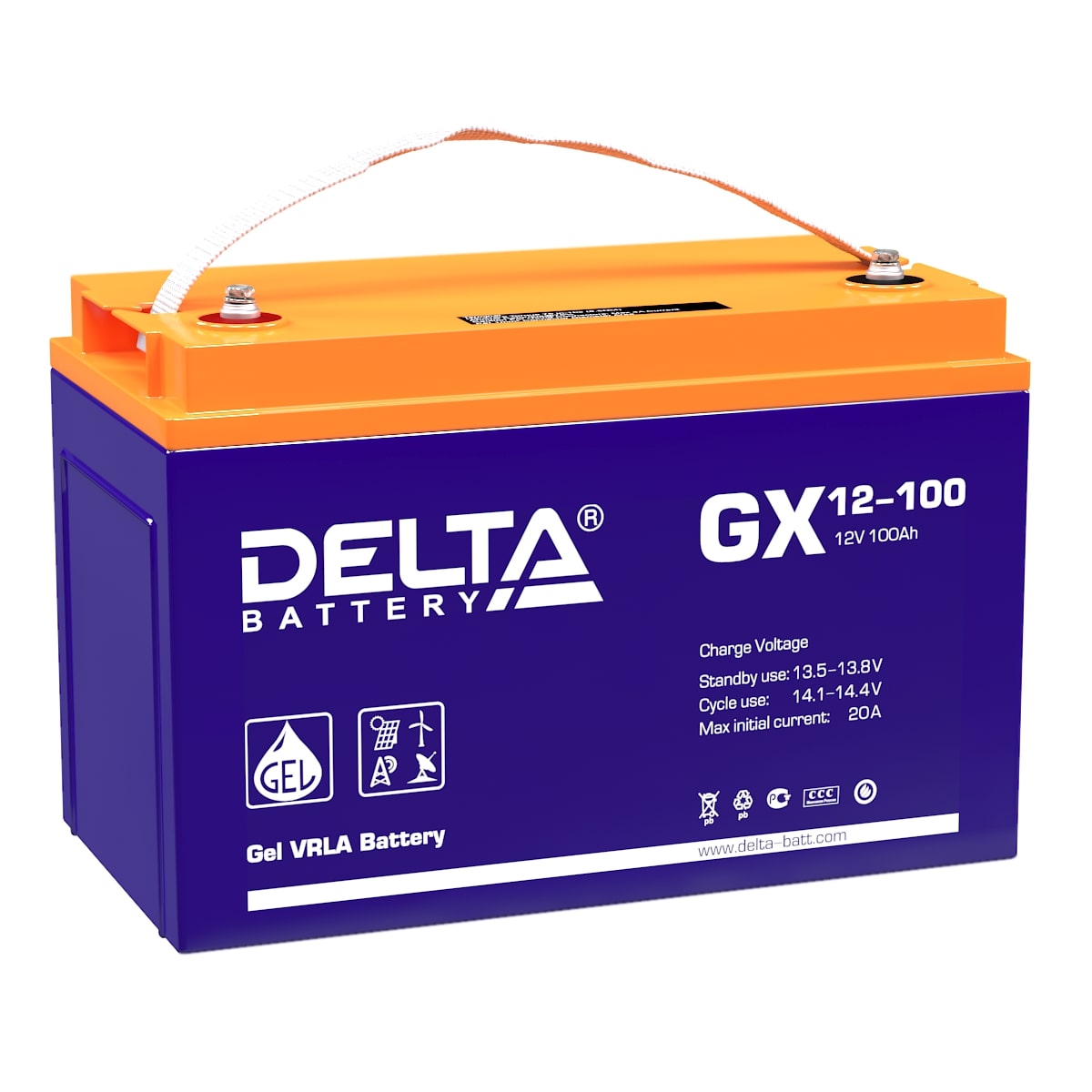 Аккумуляторы DELTA DELTA GX 12-100 купить 8 906 062 07 78