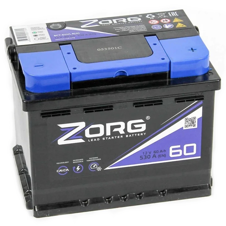 аккумуляторы ZORG производства Казахстан