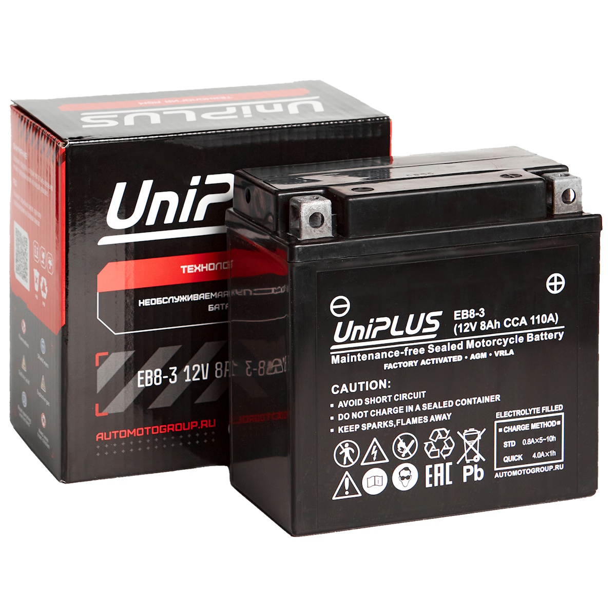 Аккумуляторы LEOCH UPLUS Leoch UniPLUS EB8-3 купить 8 906 062 07 78