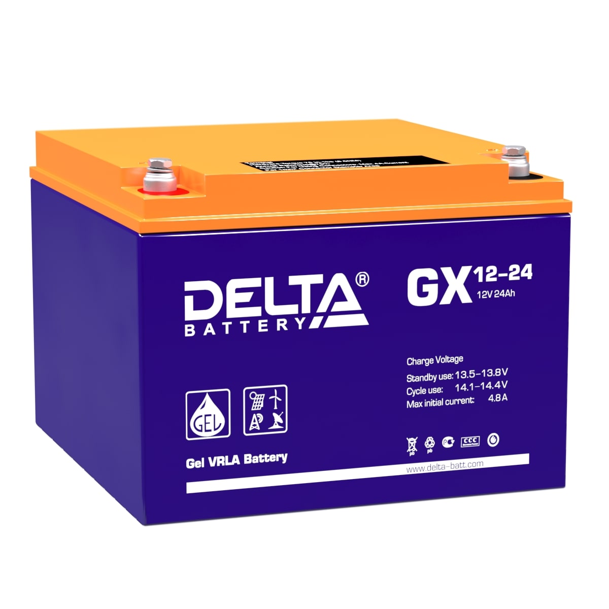 Аккумуляторы DELTA DELTA GX 12-24 купить 8 906 062 07 78