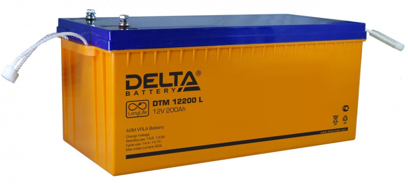 Аккумуляторы DELTA DELTA DTM 12200L купить 8 906 062 07 78