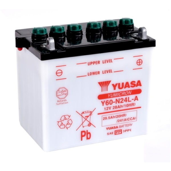 Аккумуляторы GS YUASA YUASA Y60-N24L-A купить 8 906 062 07 78