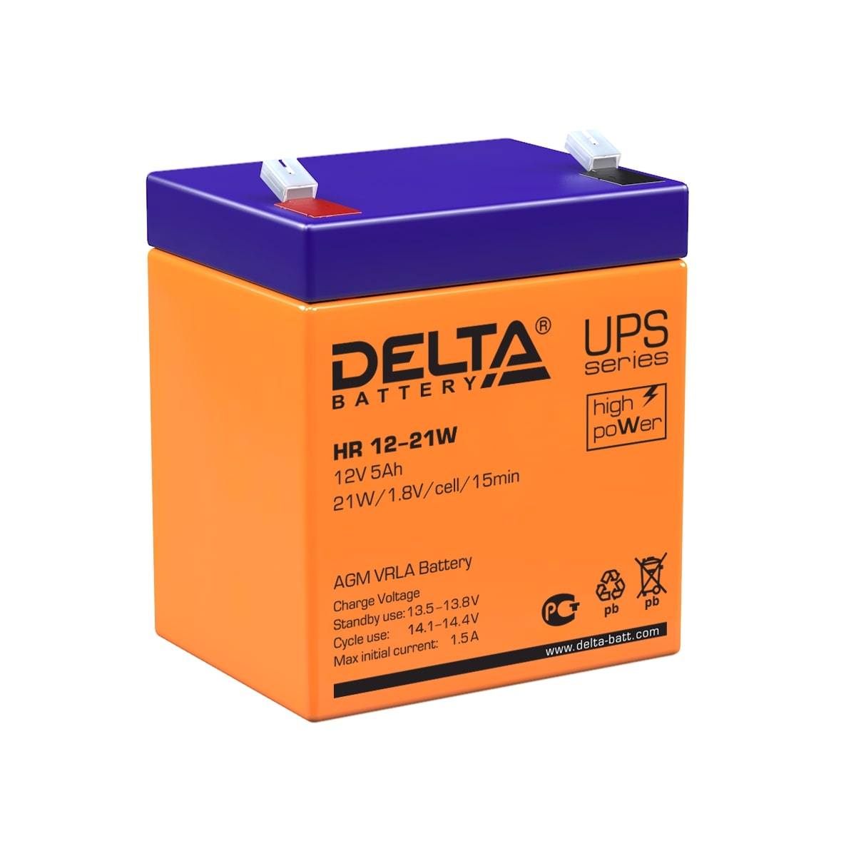 Аккумуляторы DELTA DELTA HR12-21W купить 8 906 062 07 78